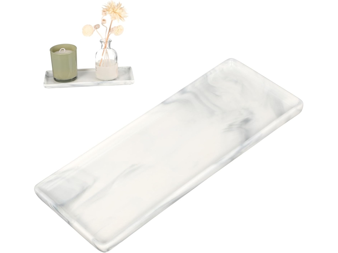 Bandeja De Cerámica Rectangular Para Joyas, Ideal Para Guardar Objetos Pequeños.