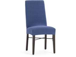 Funda de Silla EYSA Premium Jaz Pack de 2 Fundas Tejido Multielástico (53 x 50 x 60 cm - Poliéster y Algodón - Azul)