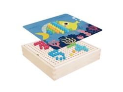 Ats-juguete De Madera Con Hongos Para Niños, Juego Educatsivo De Tablero De Hongos Coloridos Para Cultivar La Imaginación