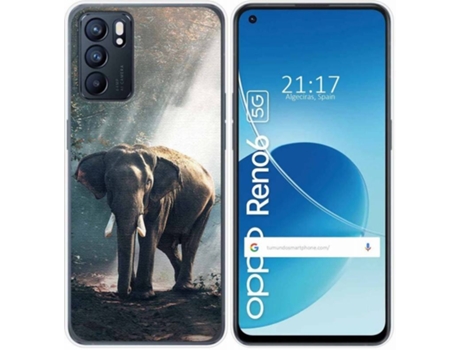 Carcasa Oppo Reno 6 5G TUMUNDOSMARTPHONE Elefante