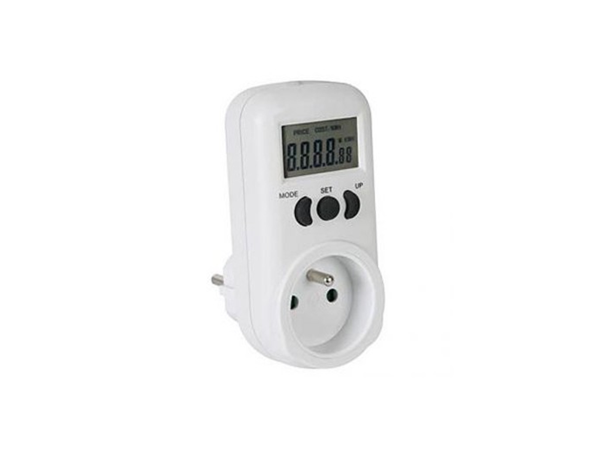 Medidor de Consumo de Energía PEREL Enchufe Shucko 230V 16A