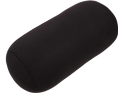 Almohada Cervical Multifuncional De Espuma De Microesferas, Cojín Cilíndrico Ergonómico, Negro