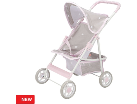 Coche de Muñecas ARIAS Silla de Paseo Emma 55 cm (Edad Mínima: 3 Años - 33,5 x 8 x 44 cm)