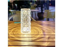 Bj-lâmpada De Mesa Diamante De Acrílico Com Controle Táctil 16 Cores 4 Modos Reguláveis Usb Recarregável 700mah Para Quarto Festa Presente