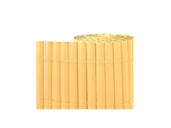 Cañizo Pvc Natural | Cañizo Ocultación Pvc Simple Cara 1x5 Metros | Valla Privacidad Pantalla Pvc | Valla Decoración Exterior Uv Suinga