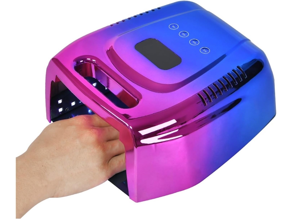 Lámpara De Uñas Led Uv De 96 W, Recargable, Inalámbrica, Secadora De Esmalte En Gel, Máquina De Manicura.
