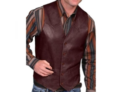 2026-chaleco Vaquero De Piel Falsa Para Hombre Talla Asiática Otoño Moda Tallas S-5xl 5xl Marrón Oscuro