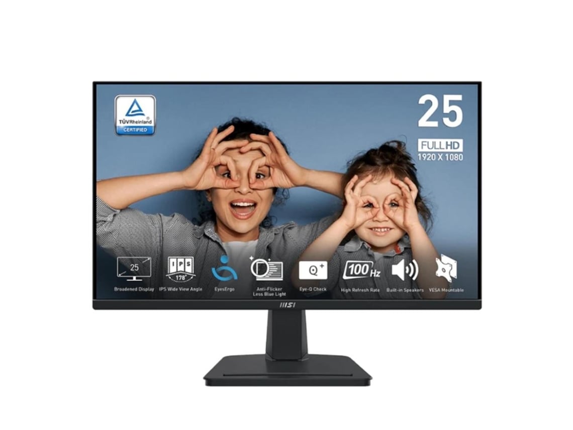 Monitor MSI Mp251 24.5 Negro Fhd 60hz - Dsp0000023162