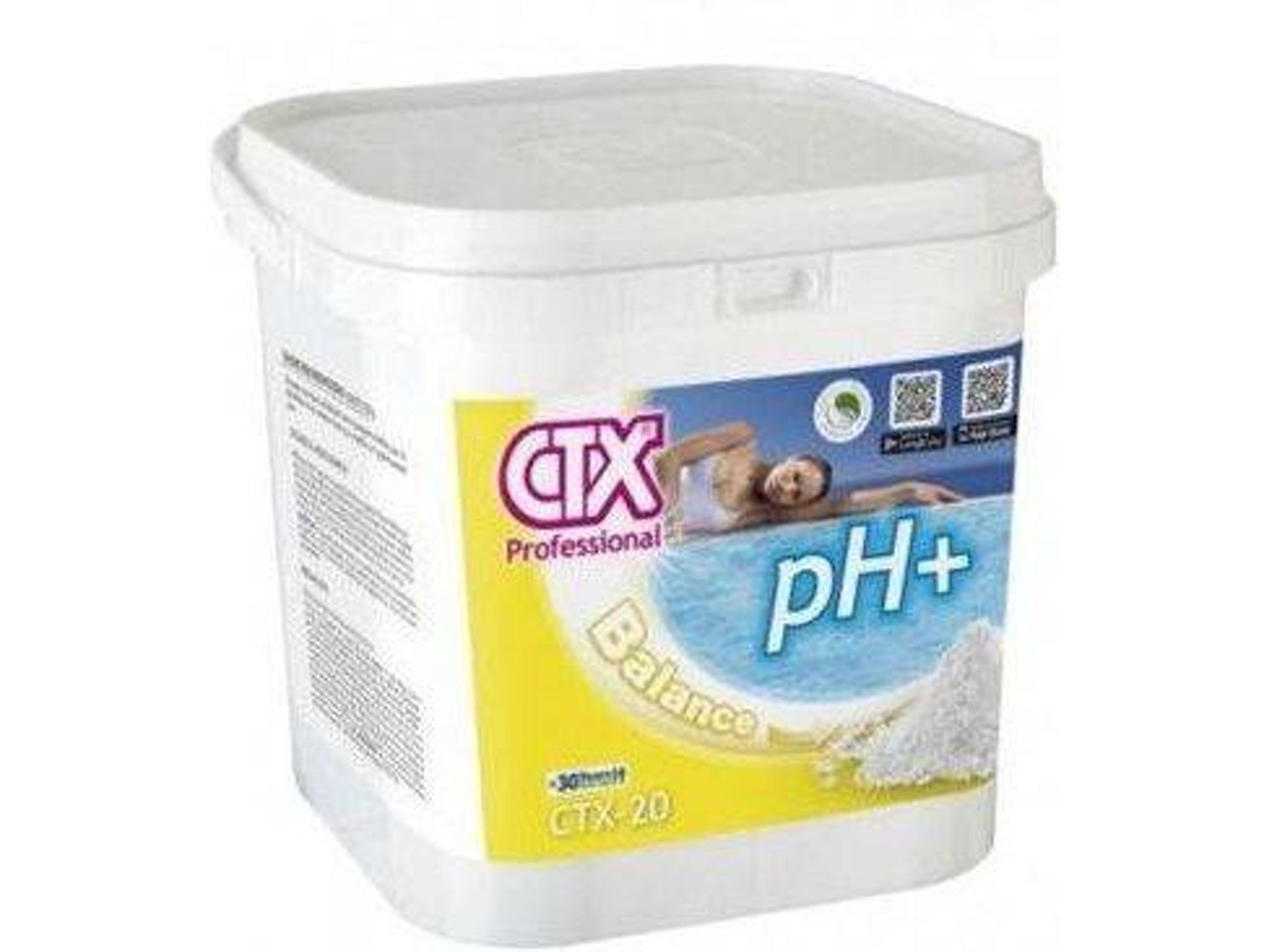 CTX-20 pH+ (pH plus) Sólido - Dosificación: 1,5kg-->100m3 (6 KG)