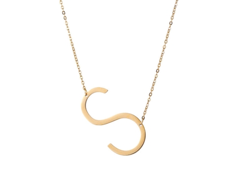 Collar colgante 26 letras hombres ajustables mujeres clásico collar de pareja de brillo brillante para ropa diaria