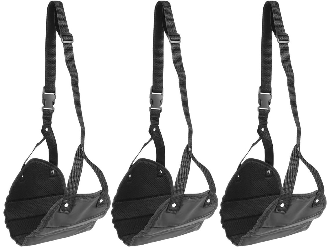 Juego De Hamaca Portátil De 3 Piezas Para Avión Con Correas Ajustables Para Mayor Comodidad, Ideal Para Viajes, La Oficina Y Los Desplazamientos Diarios.