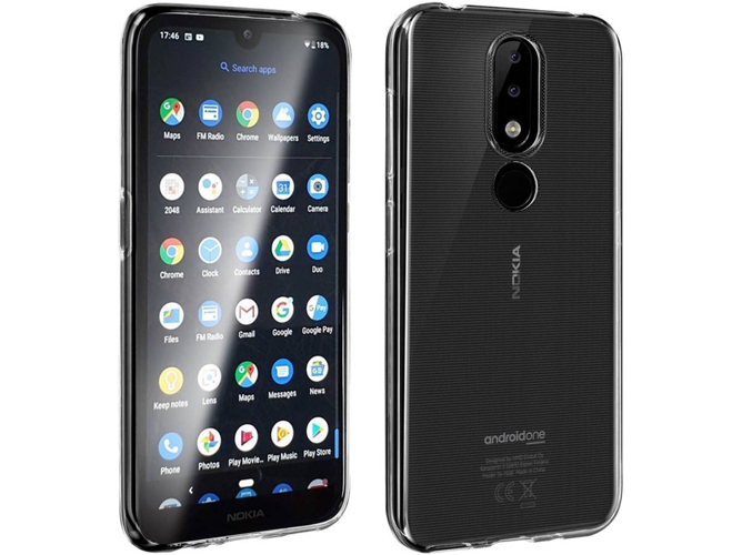 Carcasa y Protector Cristal Templado Nokia 4.2 AVIZAR 360 Transparente
