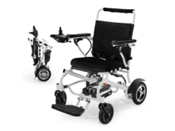 Silla De Ruedas Eléctrica Portátil, Ligera, Plegable, Hasta 136 Kg, Con Asiento Ancho, Ruedas Todoterreno Y Tekmaquinas.