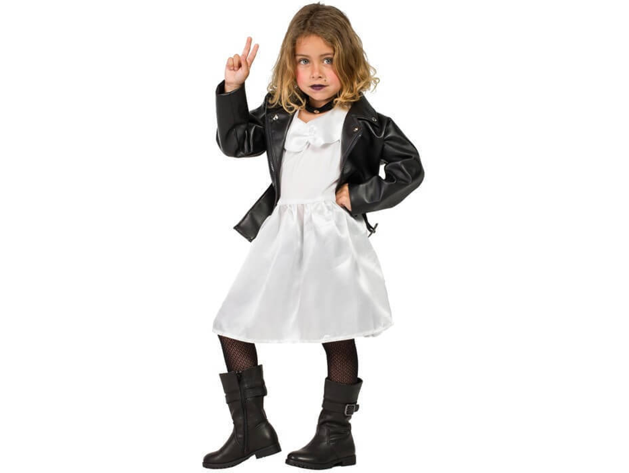 Disfraz de Niña DISFRAZZES Muñeca Diabólica (Talla: 7 a 9 años)