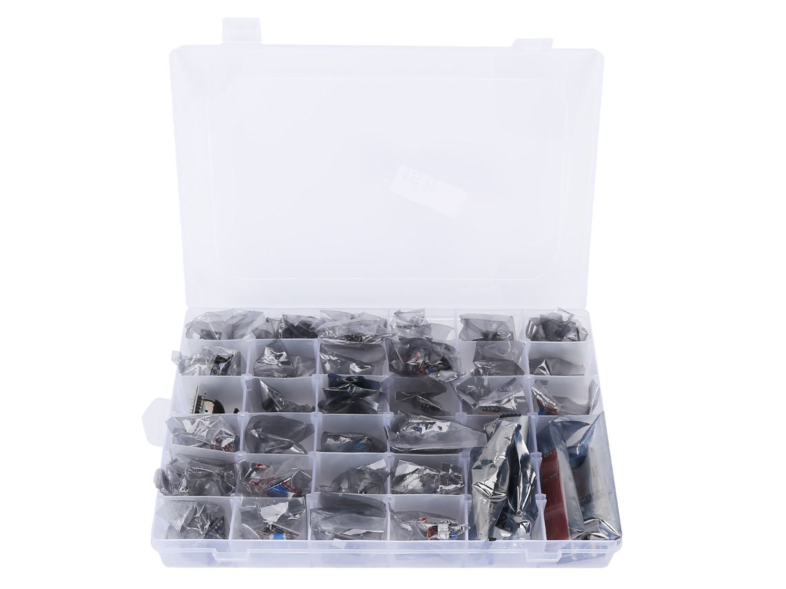 Kit De Módulos De Sensores 45 En 1 Para Principiantes En Electrónica Y Laboratorios De Bricolaje.
