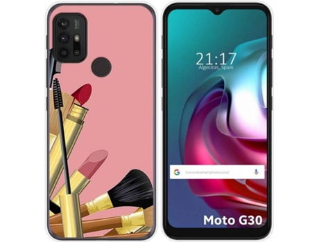 Carcasa Motorola Moto G10 / G30 TUMUNDOSMARTPHONE Brochas Multicolor