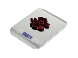 Báscula Digital Multifuncional Para Alimentos (plateada) Con Pantalla Lcd. Especificaciones: 5 Kg/1 G.