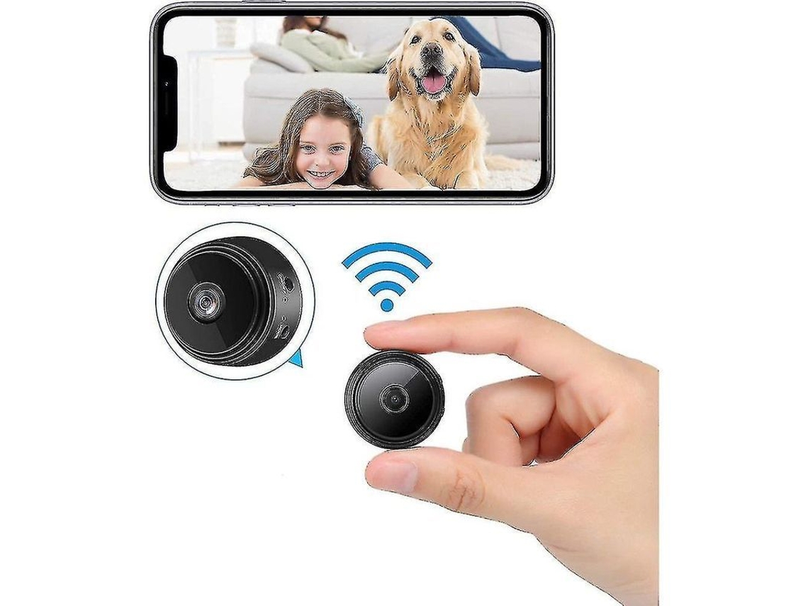 2026-cámara Espía Mini Wifi 1080p Con Audio Y Visión Nocturna, Transmisión En Vivo Para Smartphone, Nanny Cam Invisible