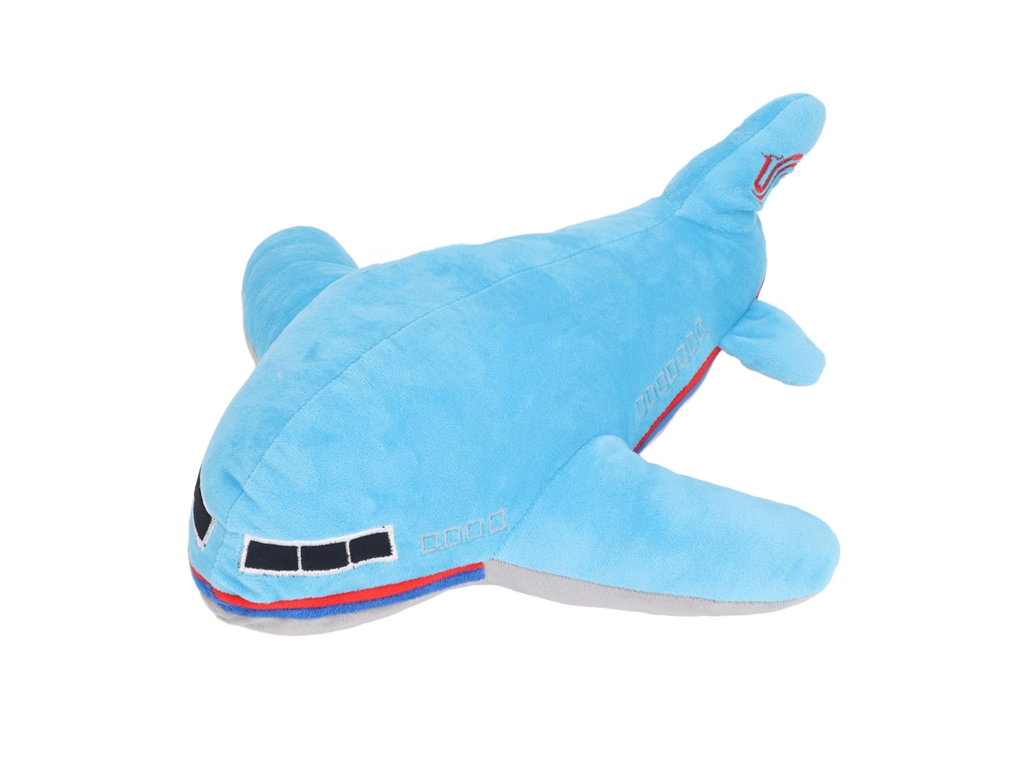 2026-juguete De Peluche Avión Relleno, Adorable Y Suave, Almohada De Avión Para Niños, Decoración De Hogar Sofá Azul