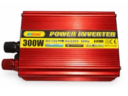 Inversor de corriente para coche Andowl Q-N7000 de 300 W, color rojo