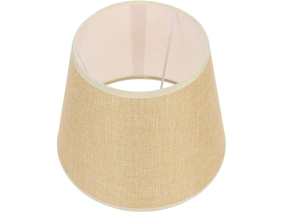Aplique De Pared De Tela Sólida, Tapa Ligera Con Abertura Redonda De 22 Cm, Para Lámpara E Iluminación De Sala De Estar.