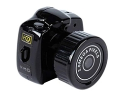 Mini videocámara deportiva para mascotas, pequeña cámara de seguridad DVR, versión HD 1080P con visión nocturna infrarroja, color negro Yizhood