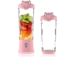 Licuadora portátil de 20 oz, recargable por USB C, pequeña licuadora sin BPA, ideal para cocina, viajes, deportes, comida para bebés, color rosa Gusshious