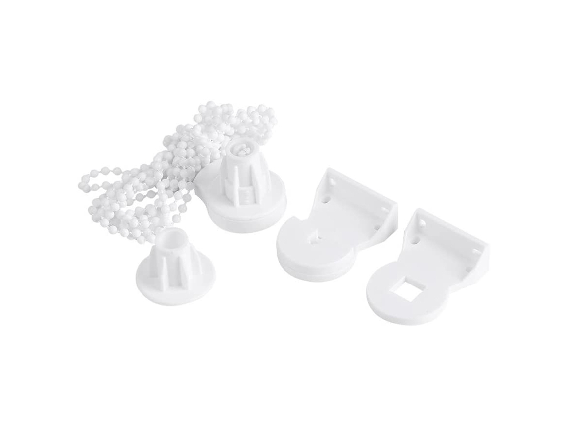 Kit de reparación e instalación de persianas enrollables, soporte de embrague con cadena de cuentas para persianas enrollables estándar.
