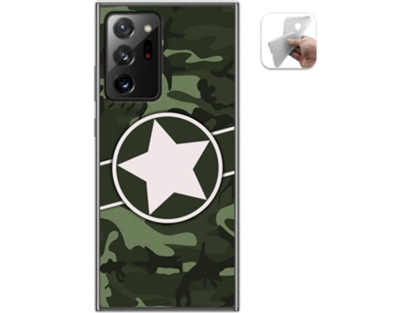 Carcasa Samsung Galaxy Note 20 Ultra TUMUNDOSMARTPHONE Camuflaje 01 Multicolor