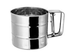 Tamiz De Harina Taza Tamizadora Colador De Cocina Taza Meter De Acero Inoxidable Kadax
