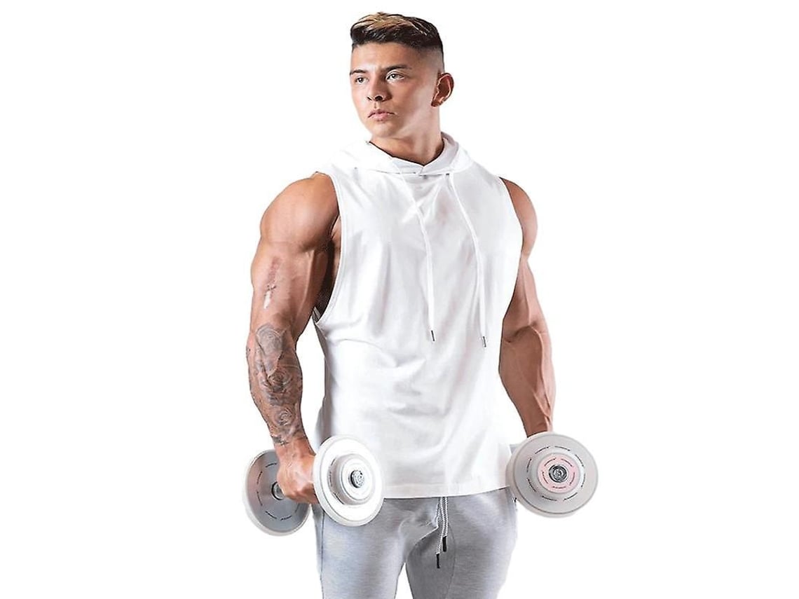2026-camisetas Sin Mangas Con Capucha Para Hombre, Deportes Y Entrenamiento En Gimnasio, Cómodas Y Transpirables