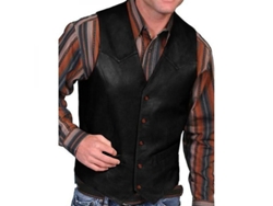 2026-chaleco Vaquero De Piel Falsa Para Hombre Talla Asiática Otoño Moda L6p Feh M Negro