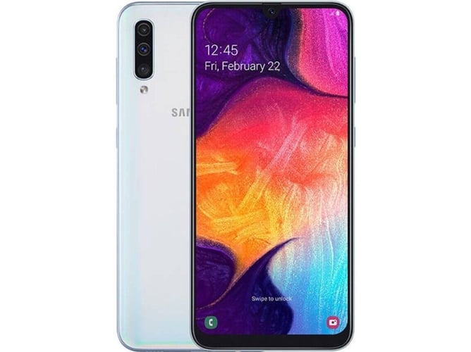 Smartphone SAMSUNG Galaxy A50 (6.4'' - 4 GB - 128 GB - Blanco)