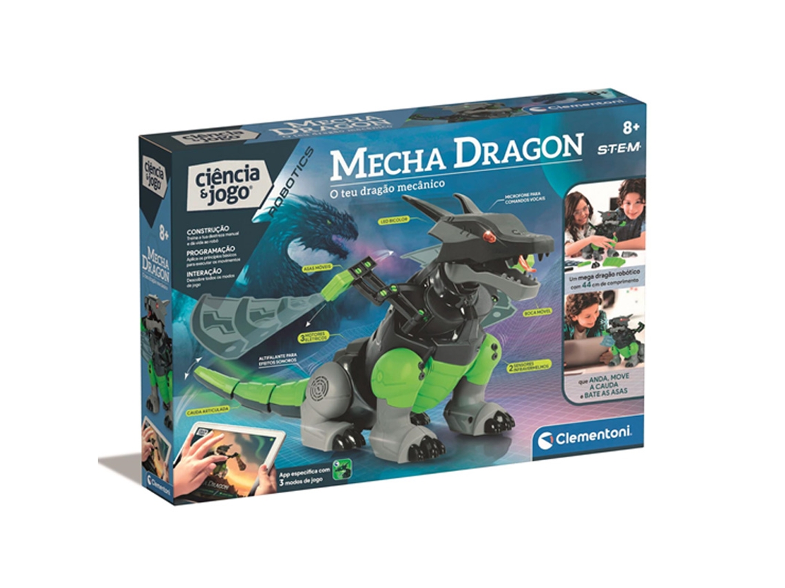 Mecha Dragon - O Robot Mecânico CLEMENTONI (Idade Mínima: 8 anos)