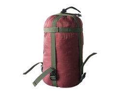 Bolsa De Almacenamiento Para Saco De Dormir Impermeable Para Camping Senderismo Exterior Tela De Nailon Con Cremallera Vino Tinto