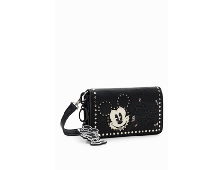 Cartera Fólio de Mujer DESIGUAL Mickey Rock Magda Negro
