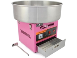 Máquina Profesional de Algodón de Azúcar Kukoo con Cuenco de Acero Inoxidable de 50 Cm