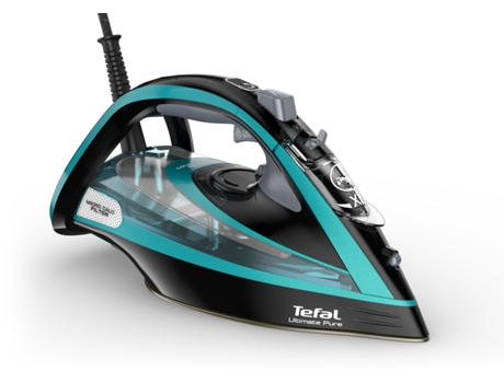 TEFAL Ultimate Pure Fv9844 Plancha a vapor y en seco Autoclean Durilium Sole 3200 W Negro Azul