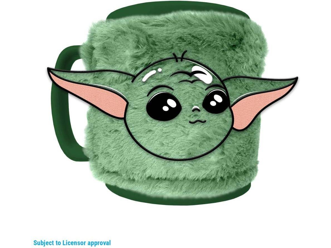 Taza peluda PYRAMID The Mandalorian - Grogu (funda removible - 440 ml)