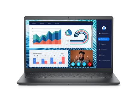 Laptop DELL VOSTRO 3420 (Negro - 16 GB RAM - 512 GB SSD - 14 - Qwerty Español - Intel Core i7 - Intel)