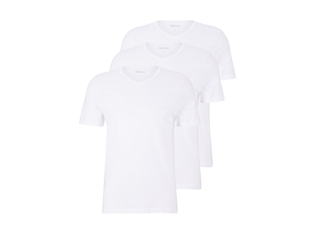 Camiseta HUGO BOSS Algodón Hombre (XXL - Blanco)