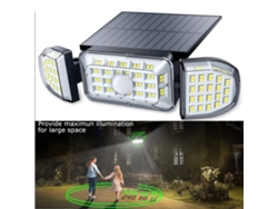 2026-luz Solar De Pared Con Sensor De Movimiento 164led Impermeable 3 Modos Para Jardin Patio Pared Paisaje Exterior