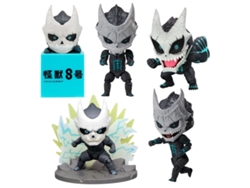 Pack de 5 figuras Kaiju n.º 8 | 6 cm | PVC | Hibino Kafka Monster | Colección de miniaturas | Sueltas
