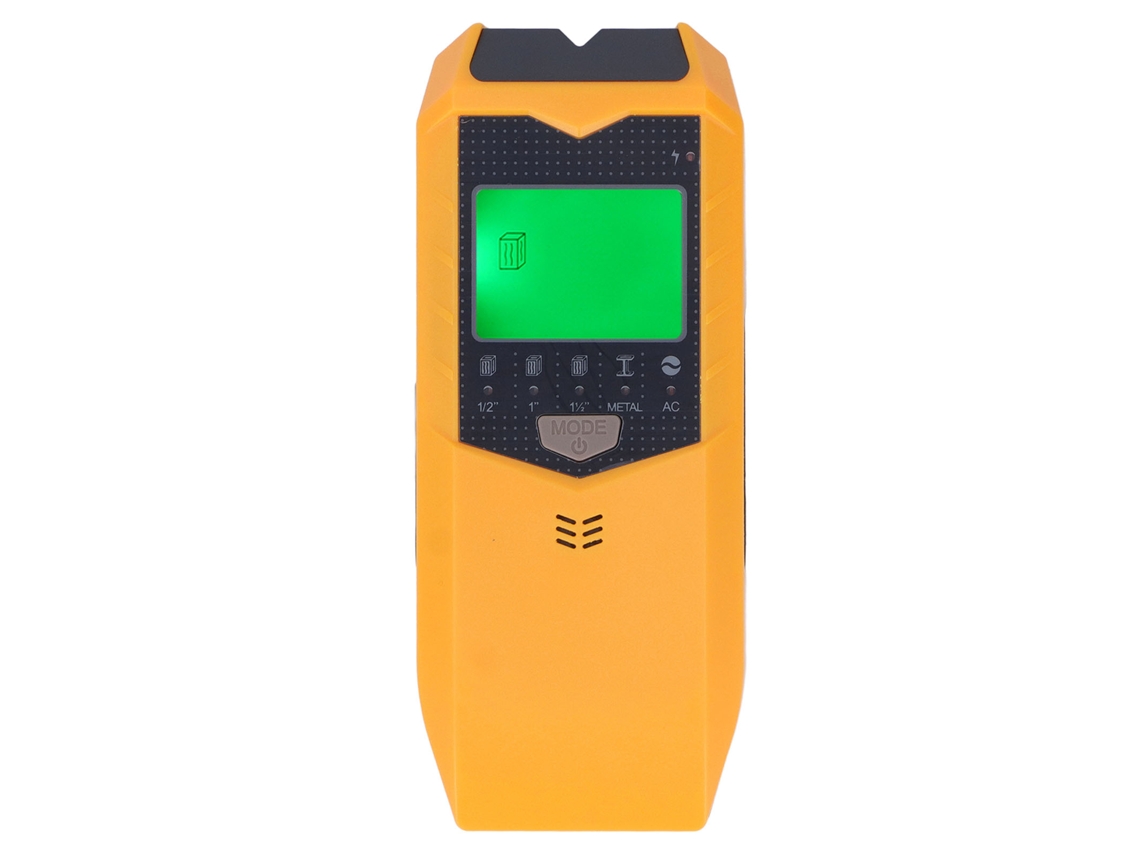 Localizador De Pilares, 5 Modos, Escáner De Pared, Sensor Led, Detector De Madera, Borde De Cable De Ca, Centro Amarillo