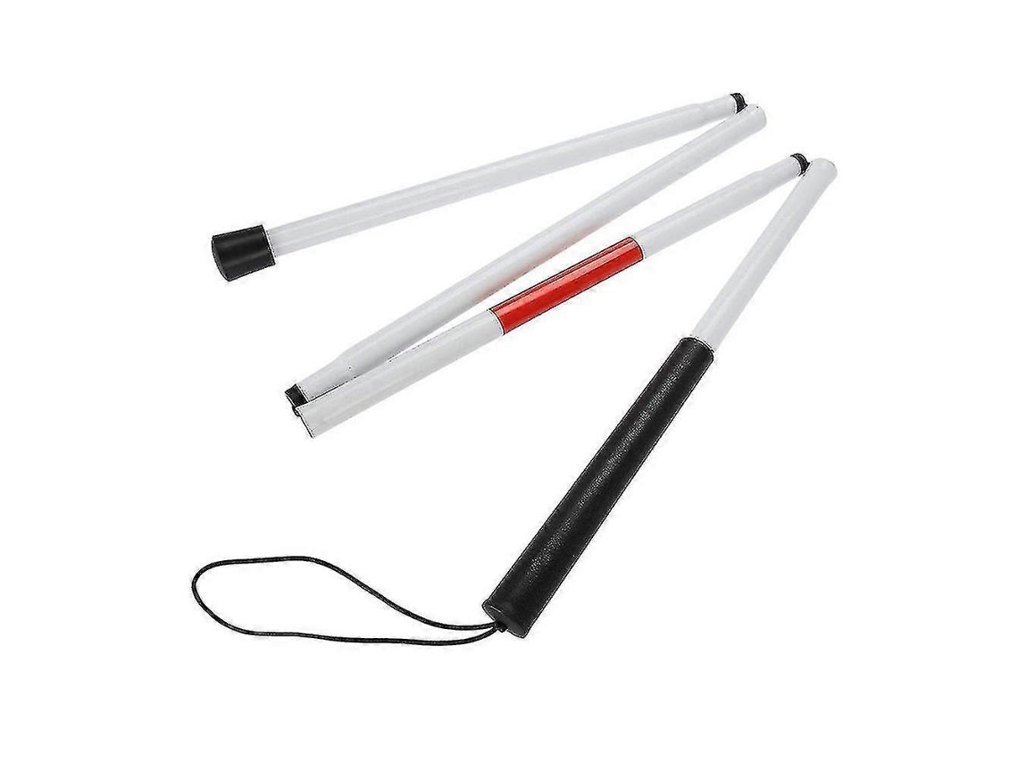 Bastón plegable reflectante de aluminio para personas ciegas, herramienta para andar con bastón Ctch