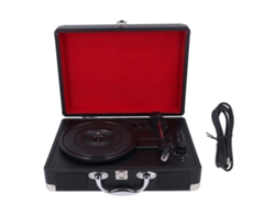 Tocadiscos retro Bluetooth USB LAXISCREED 33/45/78 rpm