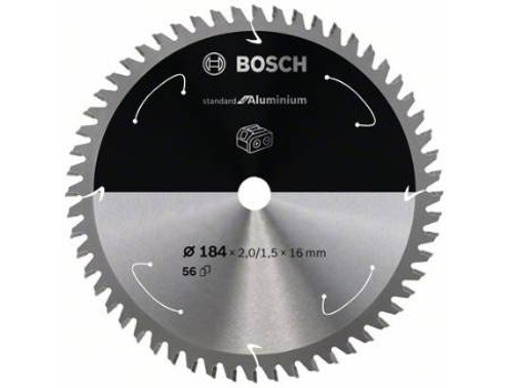 Disco de Sierra Circular BOSCH Standard para Aluminio Para Sierras a Batería 184x2/1.5x16 T56