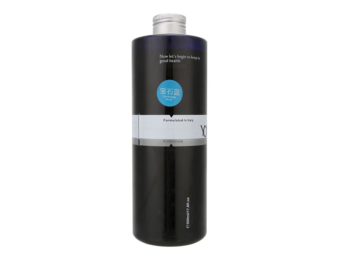 Crema Colorante Semipermanente Azul Para El Cabello, 500 Ml, Larga Duración - Herramienta De Peluquería