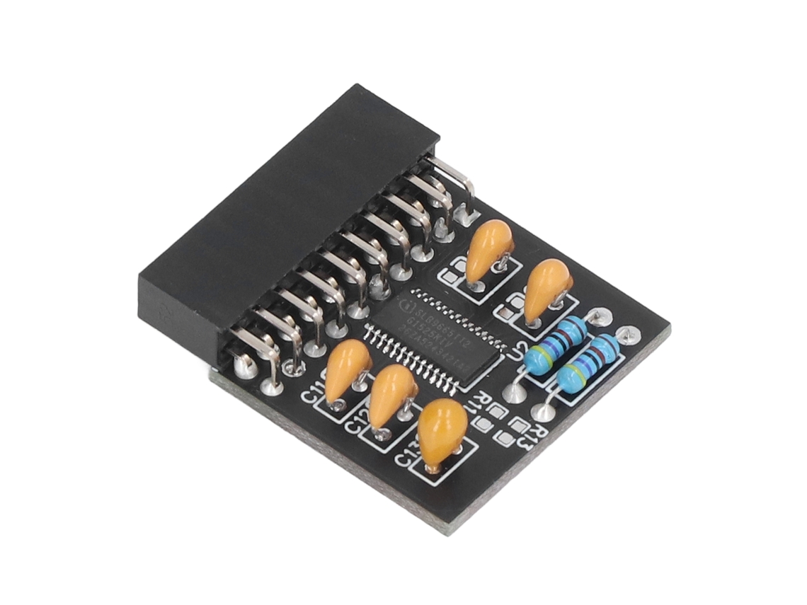Tarjeta De Seguridad Criptográfica Con Módulo Lpc Tpm 2.0 De 20 Pines Para Pc Asus, Msi Y Gigabyte