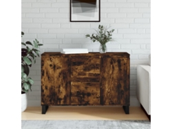 Lovely Home Aparador 104X35X70 Cm Madera Procesada Color Roble Ahumado